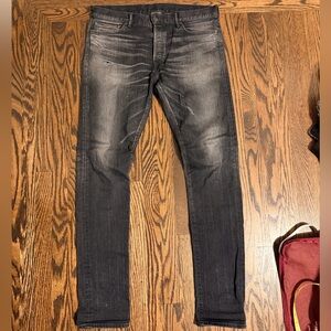 John Elliott Faded Black Skinny Jeans 32